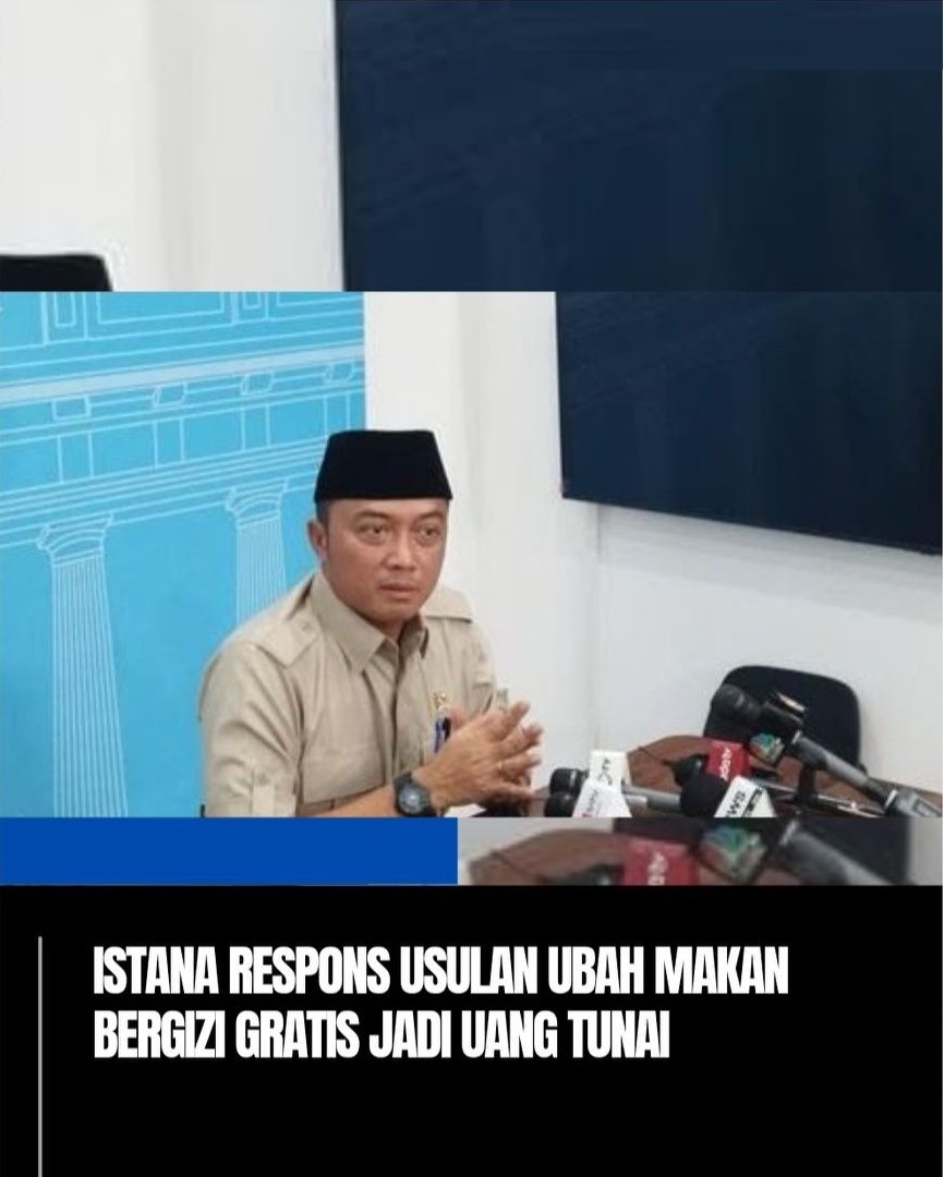 Istana Respons Usulan Ubah Makan Bergizi Gratis Jadi Uang Tunai