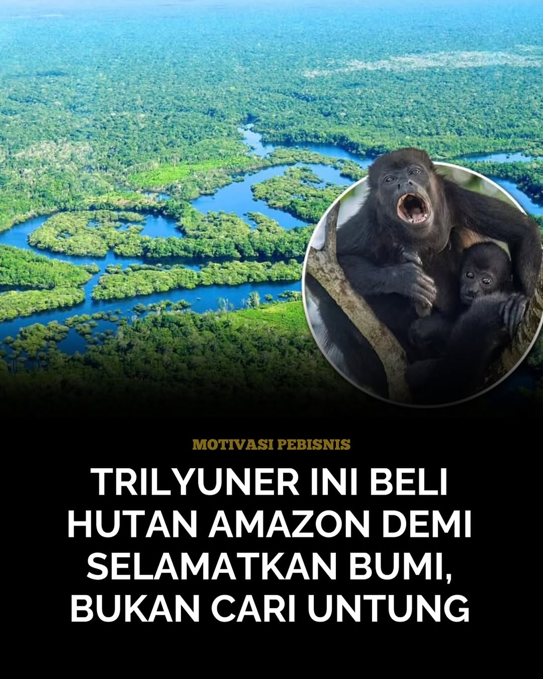 Triliuner Ini Beli Hutan Amazon Demi Selamatkan Bumi Bukan Cari Uang