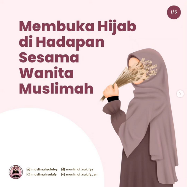 🌷 Membuka Hijab di Hadapan Sesama Wanita Muslimah