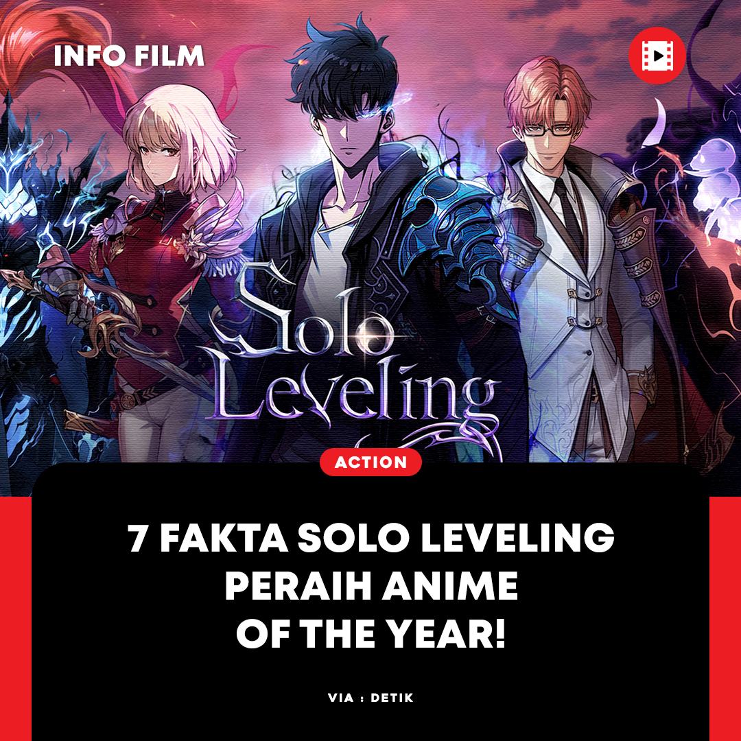 7 Fakta Solo Leveling Peraih Anime Of the Year