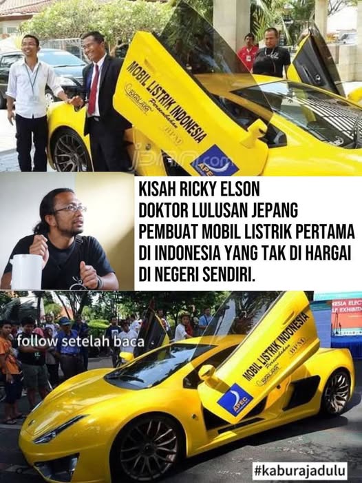 Kisah Ricky Elson Pembuat Mobil Listrik Pertama Di Indonesia Yang Tak Dihargai Di Negeri Sendiri