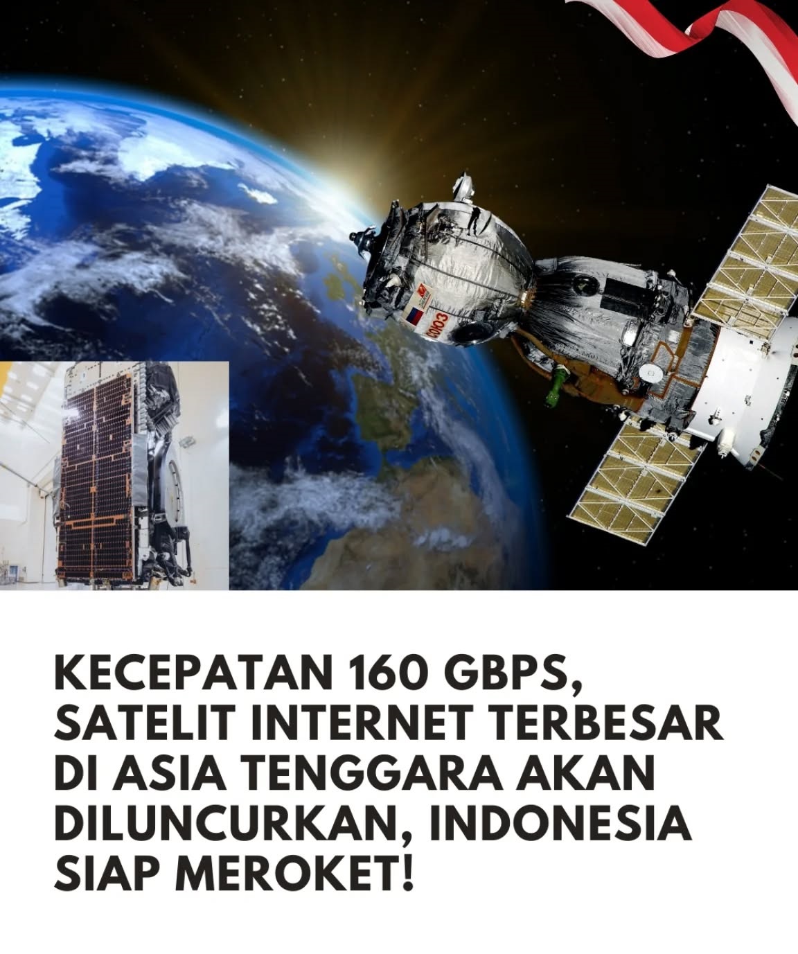 Proses Perakitan dan Pengiriman Satelit Nusantara Lima oleh Boeing Jelang Peluncuran di AS