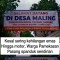 Kesal Sering Kehilangan Emas Hingga Motor, Warga Pamekasan Pasang Spanduk Sendirian