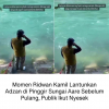 Momen Ridwan Kamil Lantunkan Adzan Di Pinggir Sungai Aare Sebelum Pulang, Publik Ikut Nyesek