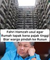 Fahri Hamzah usul agar Rumah Tapak Kena Pajak Tinggi Biar Warga Pindah ke Rusun