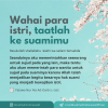 Wahai Para istri, Taatlah ke Suamimu