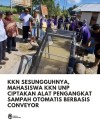 Mahasiswa UNP Ciptakan Alat Angkat Sampah Otomatis Berbasis Conveyor di Ranah Batahan